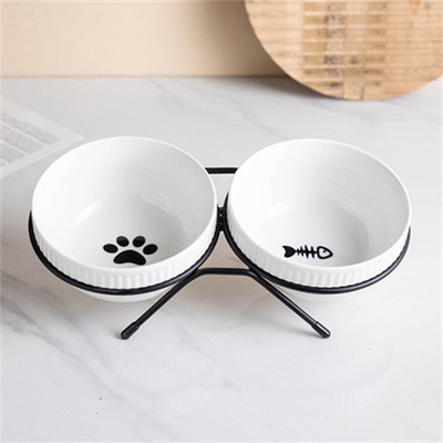 Κεραμικό μπολ φαγητού με απλικέ