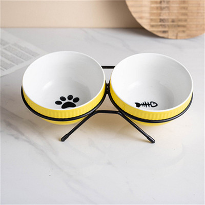 Κεραμικό μπολ φαγητού με απλικέ