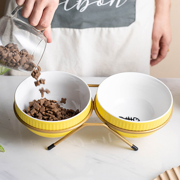 Κεραμικό μπολ φαγητού με απλικέ