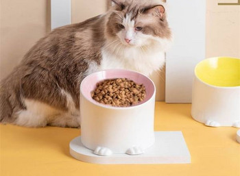 Керамична купа за крана на котки 