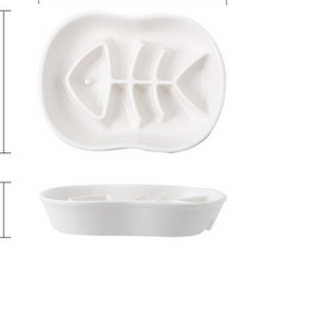 Keraamiline kauss aeglaselt toitvatele kassidele