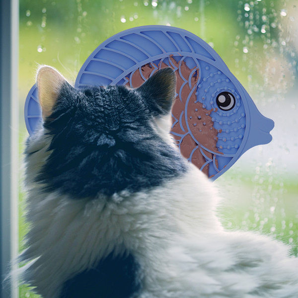 Μπολ για γάτες σε σχήμα ψαριού