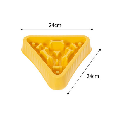 Bol triunghiular pentru mâncare lentă