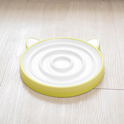 Στρογγυλό κεραμικό μπολ για γατοτροφή