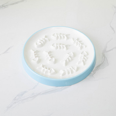 Στρογγυλό κεραμικό μπολ για γατοτροφή