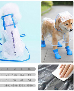 Pelernă de ploaie pentru câini - mai multe modele