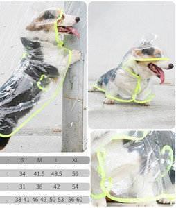 Pelernă de ploaie pentru câini - mai multe modele