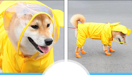 Pelernă de ploaie pentru câini - mai multe modele