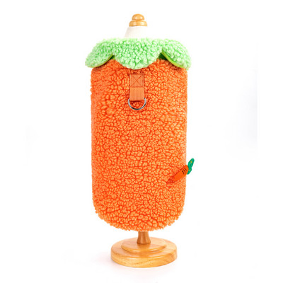 Поларен топъл елек за кучета с копчета