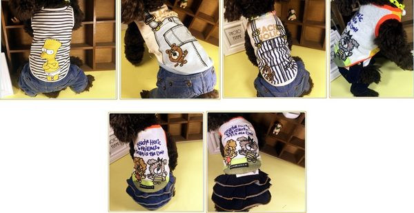 Bluză pentru câini de vară - diferite modele