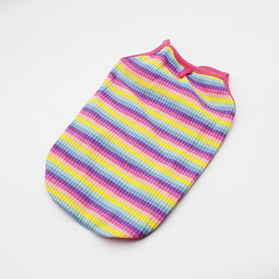 Раиран потник от рипсено трико за кучета