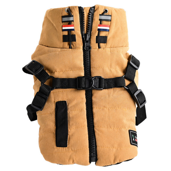 Стилен елек с цип за кучета