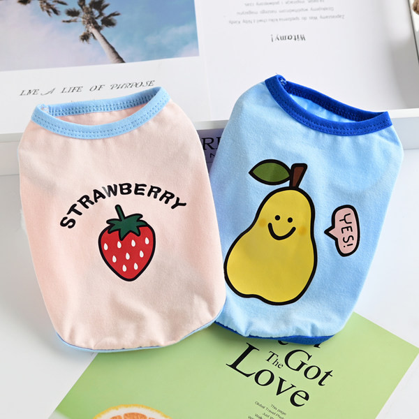 Värvilise trükiga puuvillased koerariided