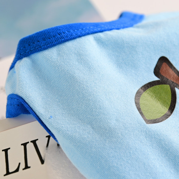 Värvilise trükiga puuvillased koerariided