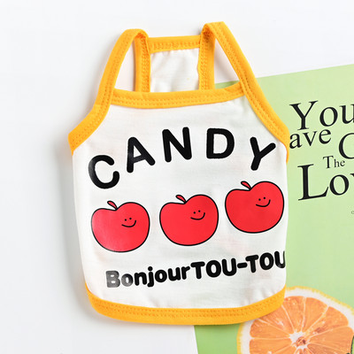 Vasaras kokvilnas tops ar aplikāciju