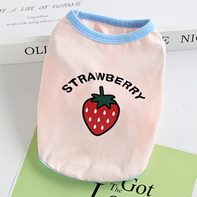 Maieu de vară pentru câini cu aplicație colorată