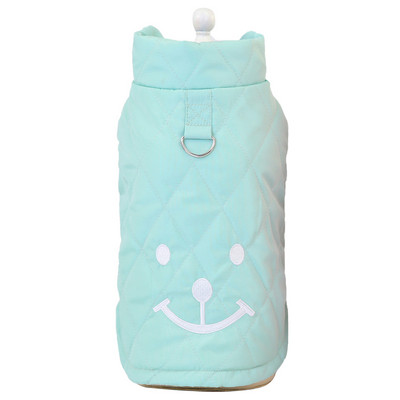 Капитониран елек с бродерия за кучета