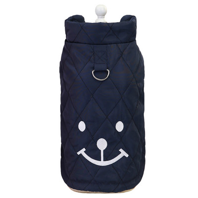 Капитониран елек с бродерия за кучета