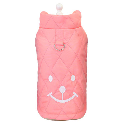 Капитониран елек с бродерия за кучета