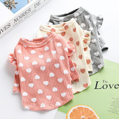 Bluză modernă cu bucle pentru câini