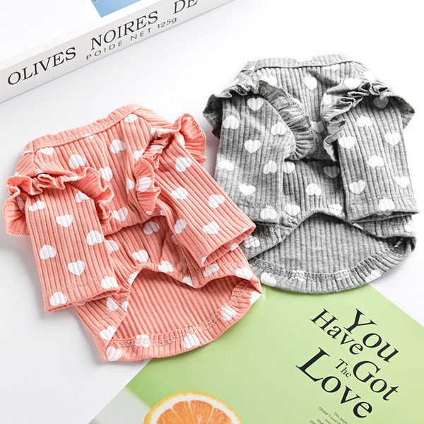 Bluză modernă cu bucle pentru câini