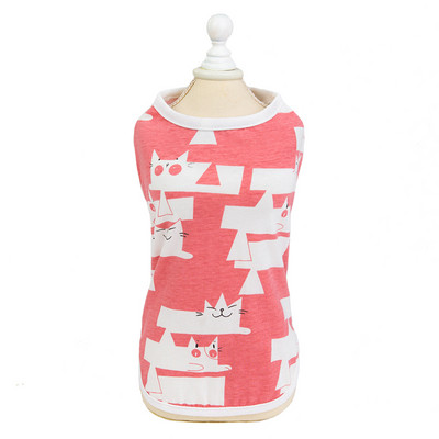 Ριγέ καλοκαιρινή μπλούζα για σκύλους