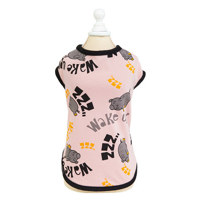 Ριγέ καλοκαιρινή μπλούζα για σκύλους