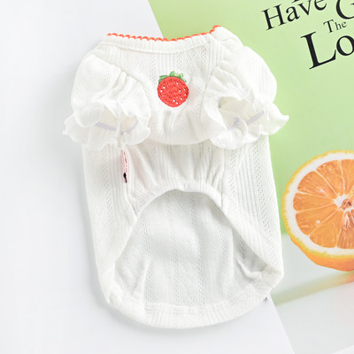 Suvised lokkide ja tikanditega koerariided