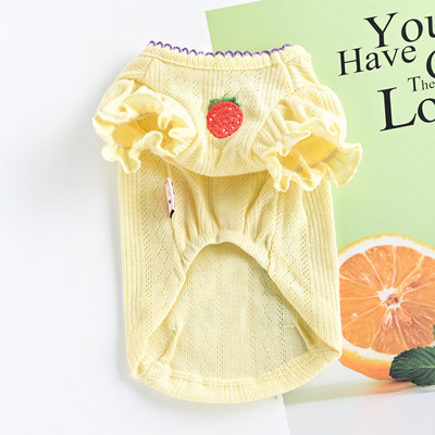 Suvised lokkide ja tikanditega koerariided