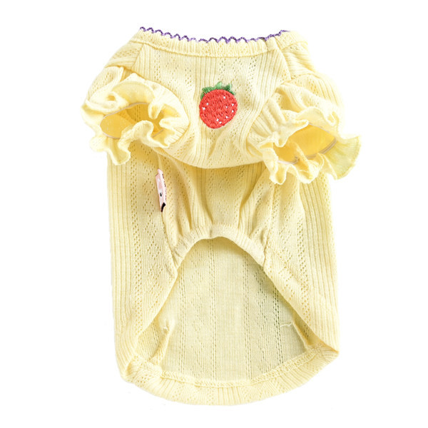 Suvised lokkide ja tikanditega koerariided