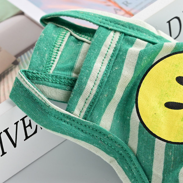 Top cu dungi cu aplicație pentru câini