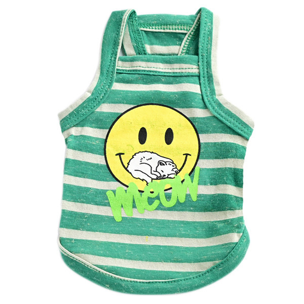 Top cu dungi cu aplicație pentru câini