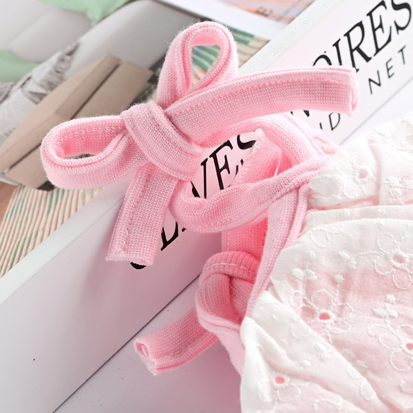 Haljina za pse s čipkom i kovrčama