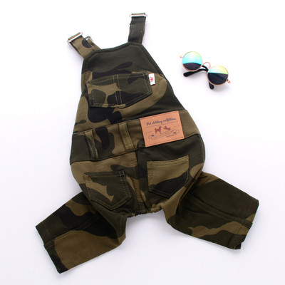 Salopeta din denim pentru caini