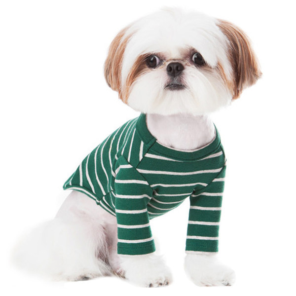 Раирана блуза с апликация  за кучета