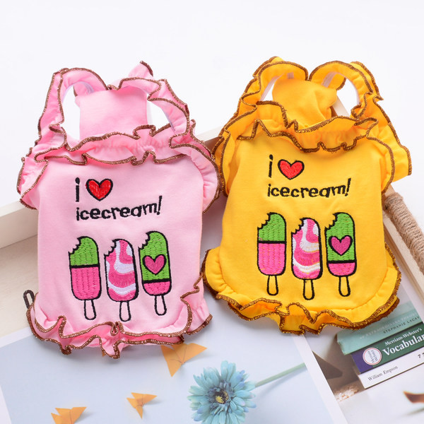 Top de vară cu broderie colorată