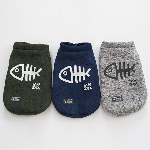 Топла зимна жилетка за кучета с подплата и апликация