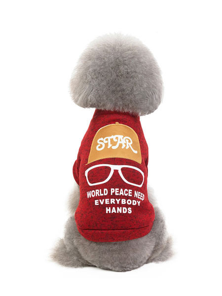 Vesta moderna cu nasturi si aplicatie pentru caini