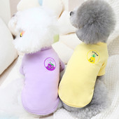 Дреха за кучета - с апликация и къс ръкав