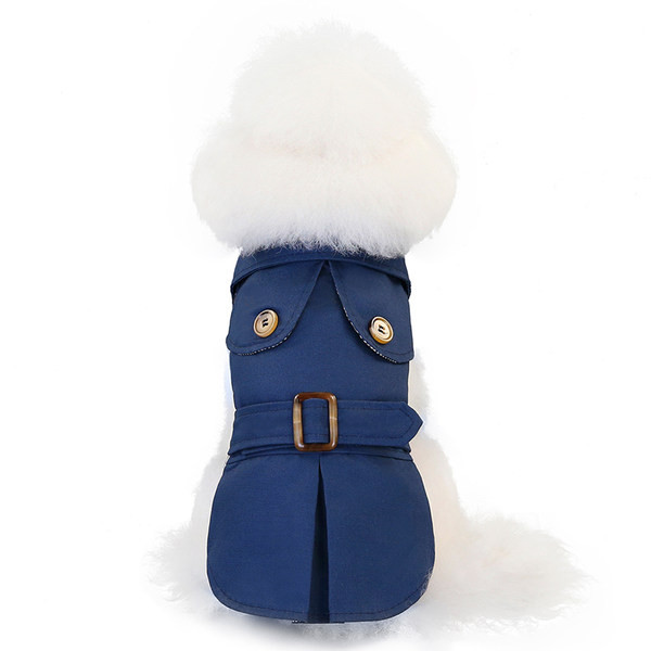 Kaasaegne vihmamantli tüüpi mantel koertele