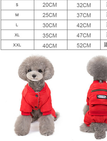 Гащеризон за кучета в два  цвята