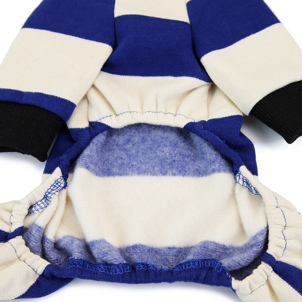 Haine cu dungi cu emblemă de câine