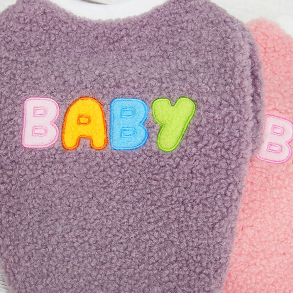 Bluză din puf cu broderie pentru câini