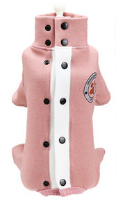 Nööpide ja trükiga koerariided