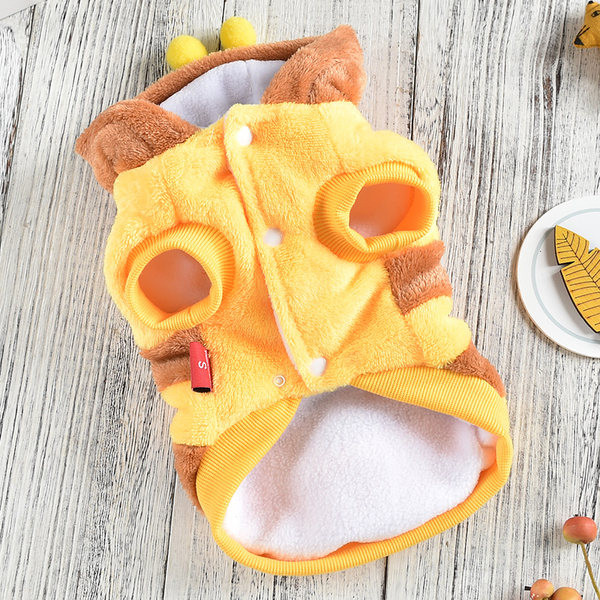 Haina incalzita pentru caini cu gluga