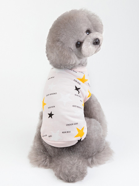 Moodne kahevärvilise trükiga pluus koertele