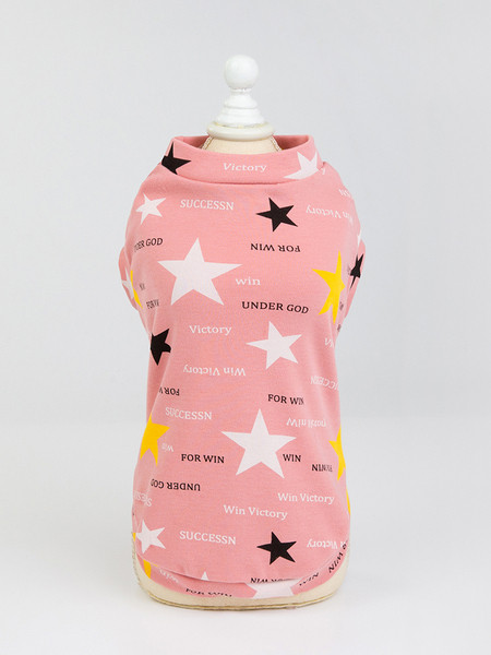 Moodne kahevärvilise trükiga pluus koertele