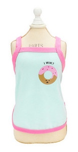 Tricou cu bretele subțiri pentru câini