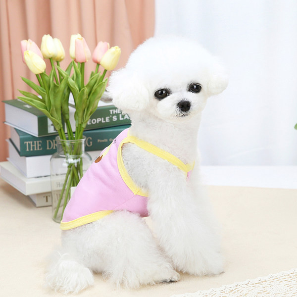 Tricou cu bretele subțiri pentru câini