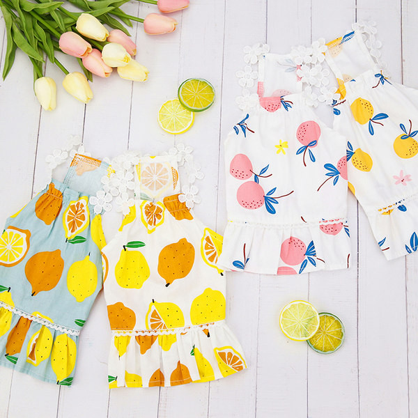 Kleita ar cirtām un aplikācijām suņiem